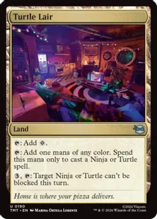 《タートルズの隠れ家/Turtle Lair》[TMT] 土地U