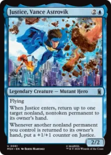 《ジャスティス、ヴァンス・アストロビク/Justice, Vance Astrovik》[MSH] 青U