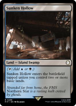 《窪み渓谷/Sunken Hollow》[PIP] 土地R