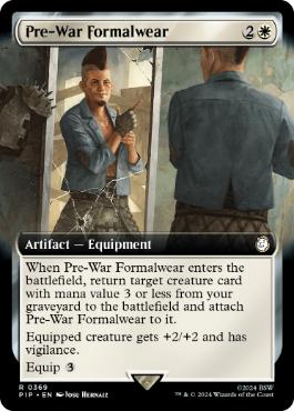 ■拡張アート■《戦前の正装/Pre-War Formalwear》[PIP-BF] 白R