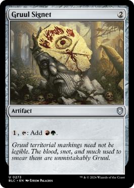 《グルールの印鑑/Gruul Signet》[BLC] 茶U