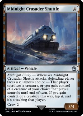 《ミッドナイト・クルセイダー・シャトル/Midnight Crusader Shuttle》[WHO] 茶U
