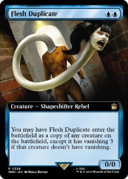 ■拡張アート■《フレッシュの複製体/Flesh Duplicate》[WHO-BF] 青R