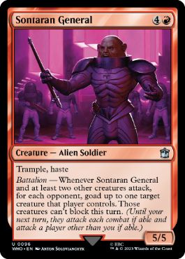 《ソンターランの将軍/Sontaran General》[WHO] 赤U