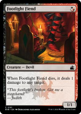 《脚光の悪鬼/Footlight Fiend》[RVR] 金C