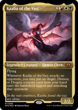 《巨大なるカーリア/Kaalia of the Vast》[MH3-BF] 金R