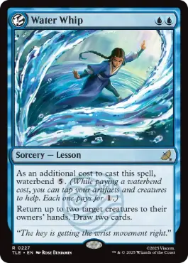 《水の鞭/Water Whip》[TLE] 青R