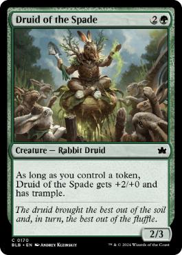 《鋤のドルイド/Druid of the Spade》[BLB] 緑C