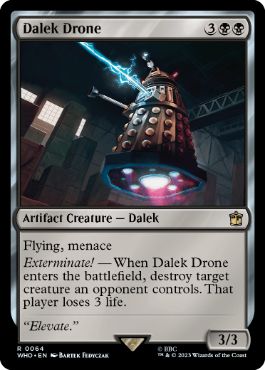 《ダーレクのドローン/Dalek Drone》[WHO] 黒R