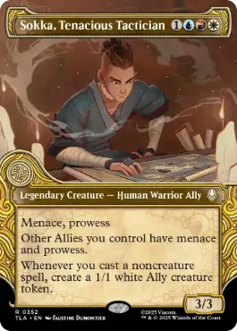 ■ショーケース■《諦めない戦術家、サカ/Sokka, Tenacious Tactician》[TLA-BF] 金R