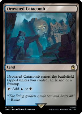 《水没した地下墓地/Drowned Catacomb》[WHO] 土地R