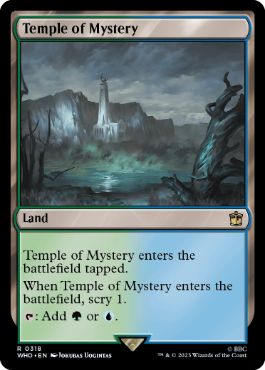 《神秘の神殿/Temple of Mystery》[WHO] 土地R