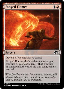 《牙持つ炎/Fanged Flames》[MH3] 赤C