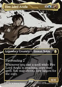 (313)■ボーダーレス■《火の王アズーラ/Fire Lord Azula》[TLA-BF] 金R