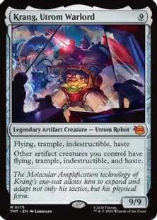 《ユートロムの武人、クランゲ/Krang, Utrom Warlord》[TMT] 茶R