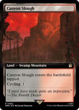 ■拡張アート■《泥濘の峡谷/Canyon Slough》[WHO-BF] 土地R