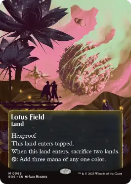 (068)■ボーダーレス■《睡蓮の原野/Lotus Field》[EOS] 土地R