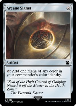 《秘儀の印鑑/Arcane Signet》[WHO] 茶C