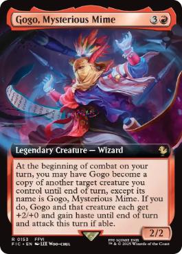 ■拡張アート■《ものまね士、ゴゴ/Gogo, Mysterious Mime》[FIC] 赤R