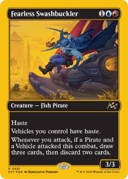 《不敵な剣客/Fearless Swashbuckler》[DFT-BF] 金R