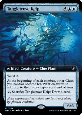 ■拡張アート■《絡み集めの海藻/Tangletrove Kelp》[MKC] 青R