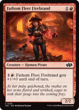 《深海艦隊の扇動者/Fathom Fleet Firebrand》[J25] 赤C