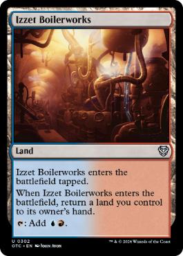 《イゼットの煮沸場/Izzet Boilerworks》[OTC] 土地U