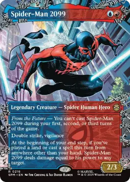 (216)■ボーダーレス■《スパイダーマン2099/Spider-Man 2099》[SPM-BF] 金R