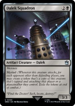 《ダーレク軍団/Dalek Squadron》[WHO] 黒U