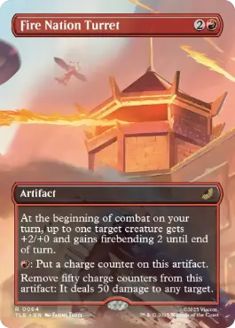 ■ボーダーレス■《火の国の砲台/Fire Nation Turret》[TLE] 赤R