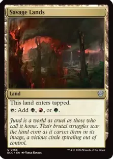 《野蛮な地/Savage Lands》[ECC] 土地U
