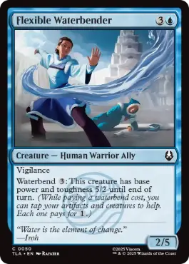 《方円に随う水のベンダー/Flexible Waterbender》[TLA] 青C