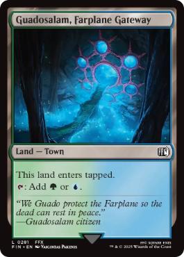 《異界に通じる門、グアドサラム/Guadosalam, Farplane Gateway》[FIN] 土地C