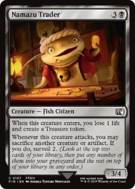 《ナマズオ族の商人/Namazu Trader》[FIN] 黒C