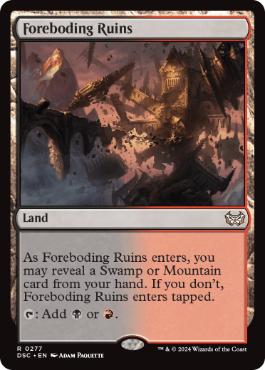 《凶兆の廃墟/Foreboding Ruins》[DSC] 土地R