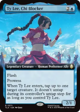■拡張アート■《点穴使い、タイリー/Ty Lee, Chi Blocker》[TLA-BF] 青R