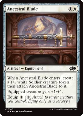 《祖先の刃/Ancestral Blade》[J25] 白C