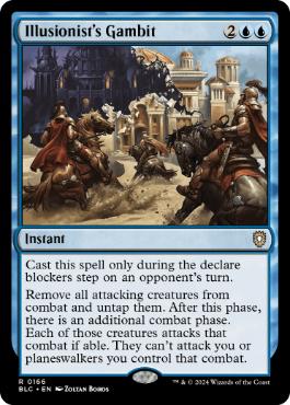 《幻術師の計略/Illusionist's Gambit》[BLC] 青R