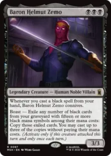 《バロン・ヘルムート・ジモ/Baron Helmut Zemo》[MSH] 黒R