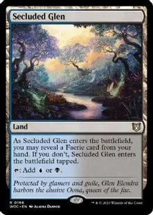 《人里離れた谷間/Secluded Glen》[WOC] 土地R