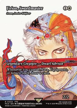 ■ショーケース■《剣士、フリオニール/Firion, Swordmaster》/《上級建設官、スラム/Sram, Senior Edificer》[FCA] 白R