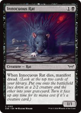 《無害なネズミ/Innocuous Rat》[DSK] 黒C
