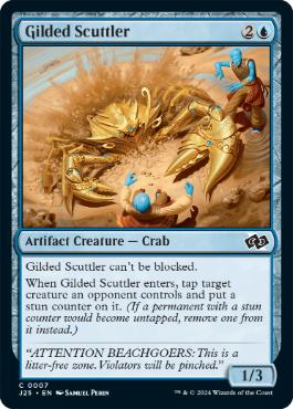 《金色の小走り/Gilded Scuttler》[J25] 青C
