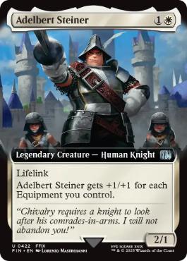 ■拡張アート■《プルート隊隊長、スタイナー/Adelbert Steiner》[FIN-BF] 白U