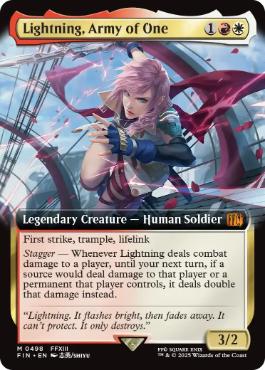 ■拡張アート■《シーンドライブ、ライトニング/Lightning, Army of One》[FIN-BF] 金R