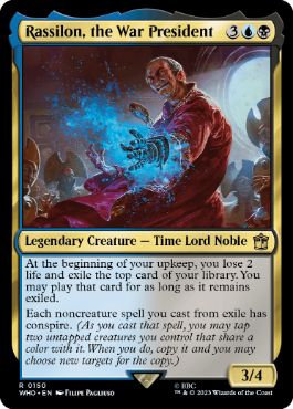 《戦時大統領、ラシロン/Rassilon, the War President》[WHO] 金R