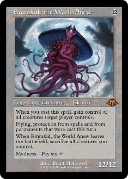 ■旧枠■《再誕世界、エムラクール/Emrakul, the World Anew》[MH3-BF] 無R