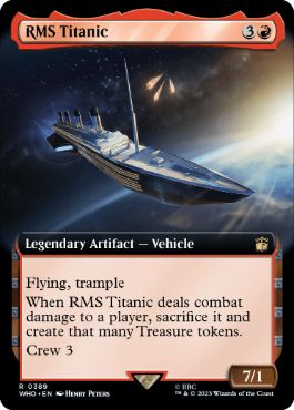 ■拡張アート■《タイタニック号/RMS Titanic》[WHO-BF] 赤R