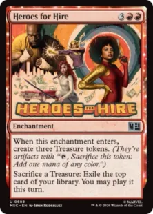 《ヒーローズ・フォー・ハイアー/Heroes for Hire》[MSC] 赤U