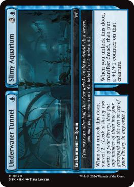 《水中トンネル+泥濘んだ水族館/Underwater Tunnel+Slimy Aquarium》[DSK] 青C